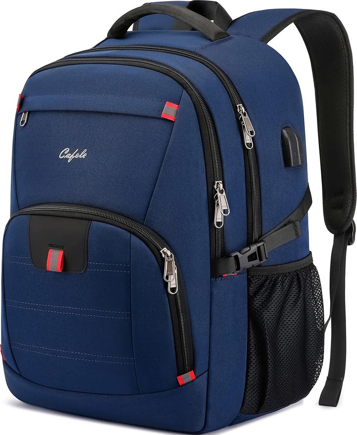 Water-Resistant Laptop Backpack with USB Port and Anti-Theft Design