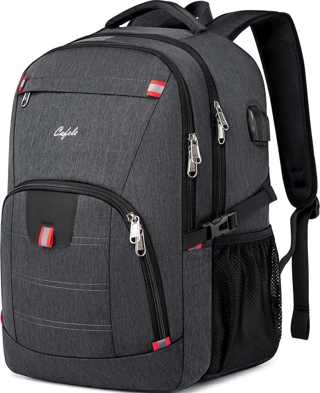 Water-Resistant Laptop Backpack with USB Port and Anti-Theft Design