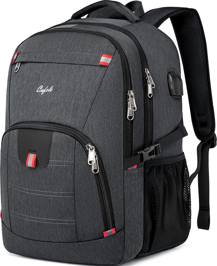 Water-Resistant Laptop Backpack with USB Port and Anti-Theft Design