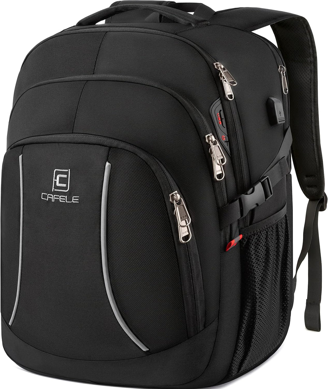 Water-Resistant Laptop Backpack with USB Port and Anti-Theft Design