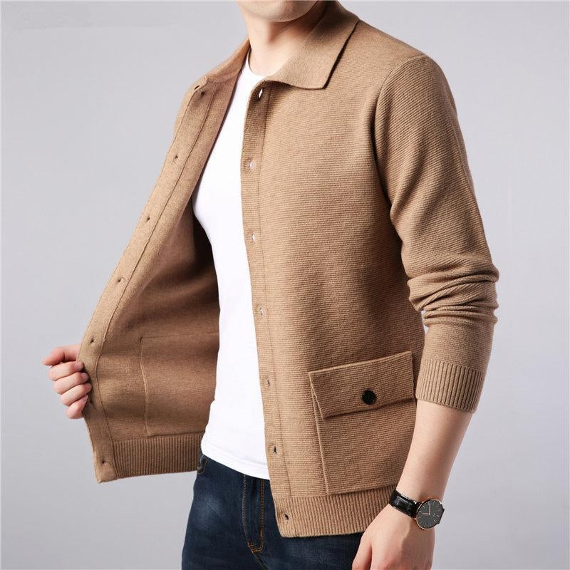 Mens Wool Vest High Collar Classic Fit - BritishMode