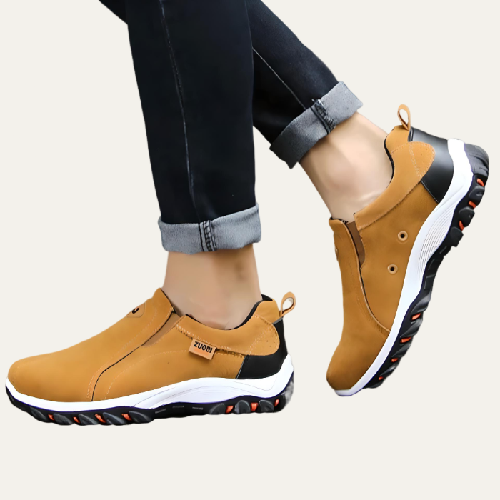 Mens Athletic Slip-On Shoe Perforated Outdoor