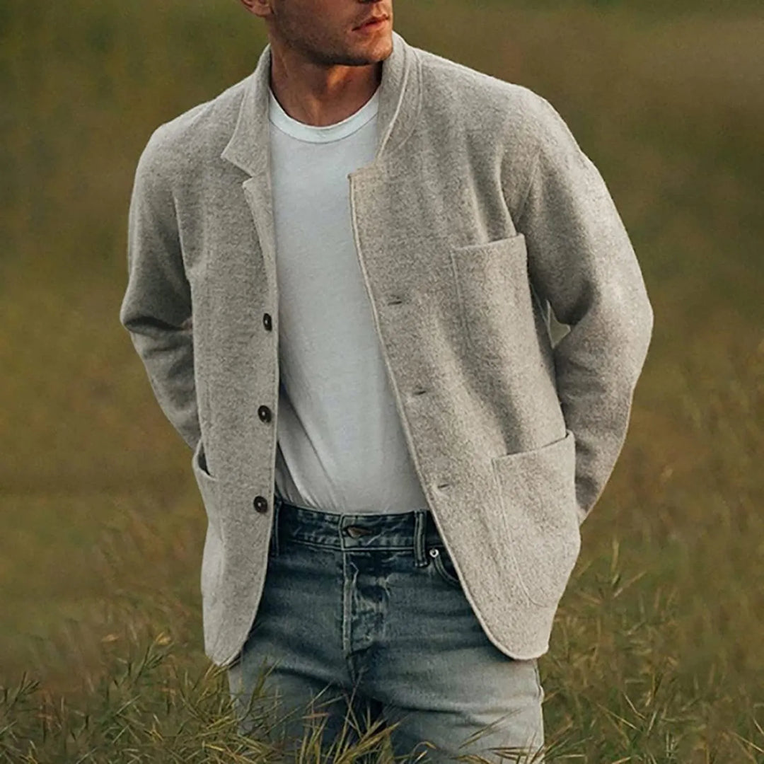 Mens Casual Blazer Relaxed Fit - BritishMode
