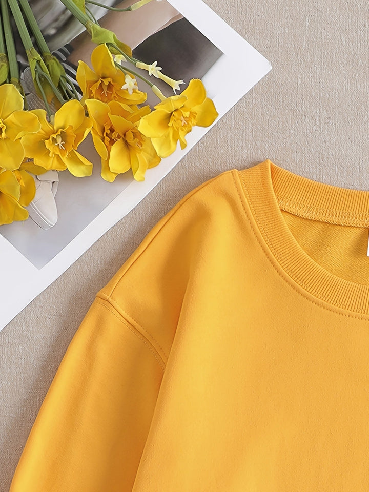 Unisex Casual Sweatshirt Cotton Relaxed Fit