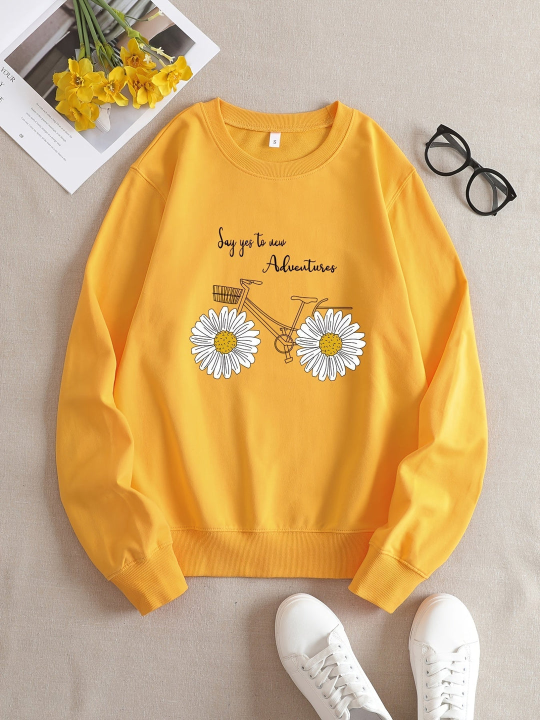 Unisex Casual Sweatshirt Cotton Relaxed Fit - BritishMode