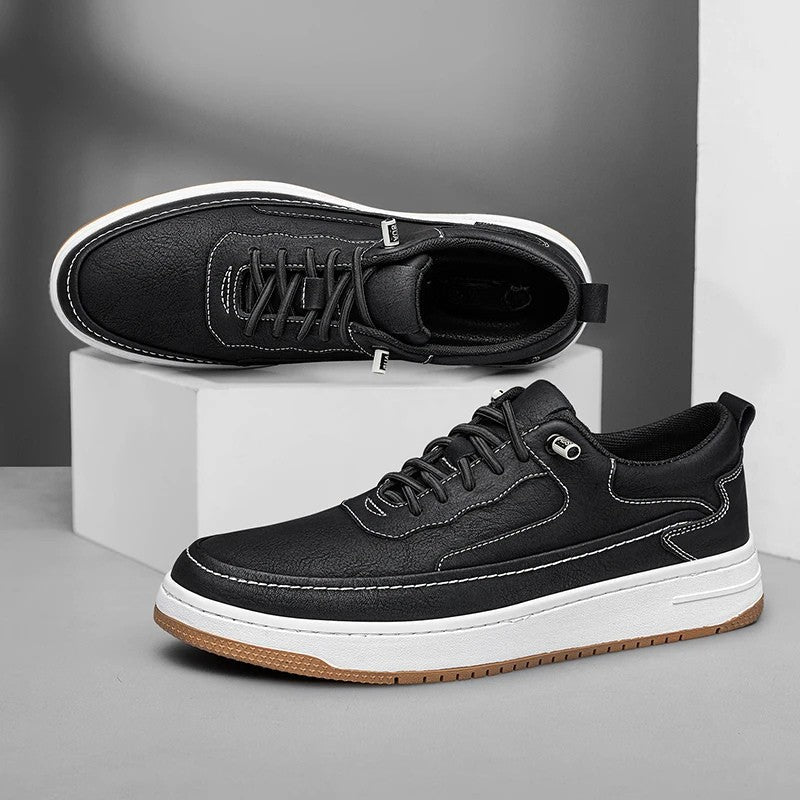Mens Leather Sneakers Classic Style