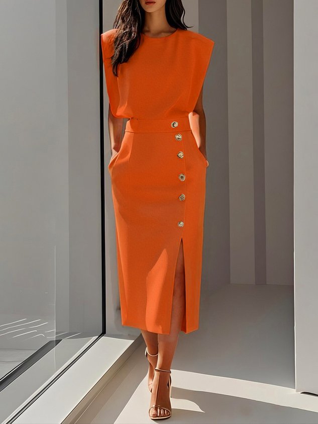 Womens Summer Dress Lightweight Elegant Fit
