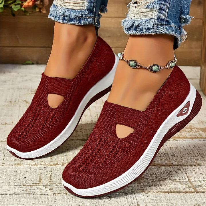 Womens Mesh Sneakers Comfortable Breathable Fit - BritishMode