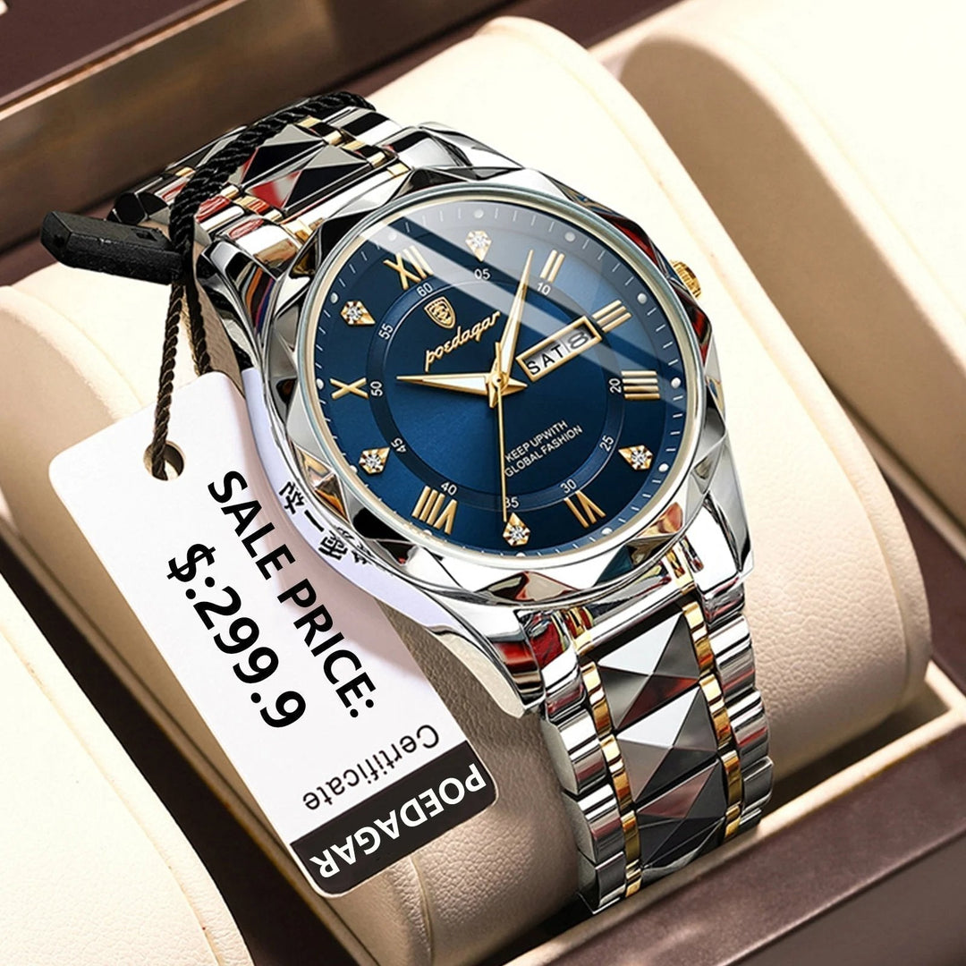Mens Sports Watch Waterproof Glow Dial - BritishMode