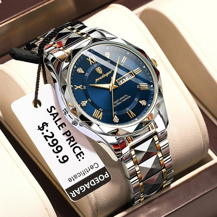 Mens Sports Watch Waterproof Glow Dial