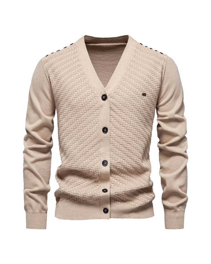 Womens Knit Cardigan with Buttons Classic Fit - BritishMode
