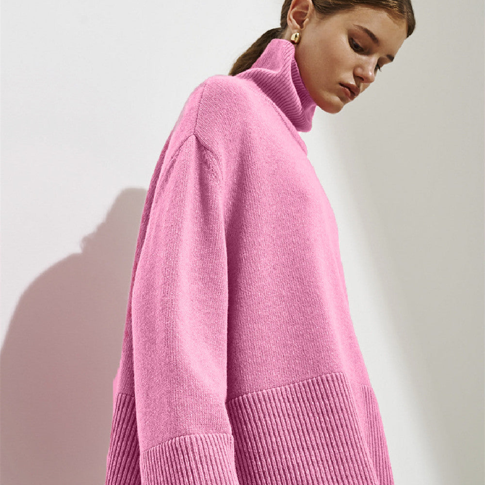 Womens Cashmere Knit Sweater Soft Fit