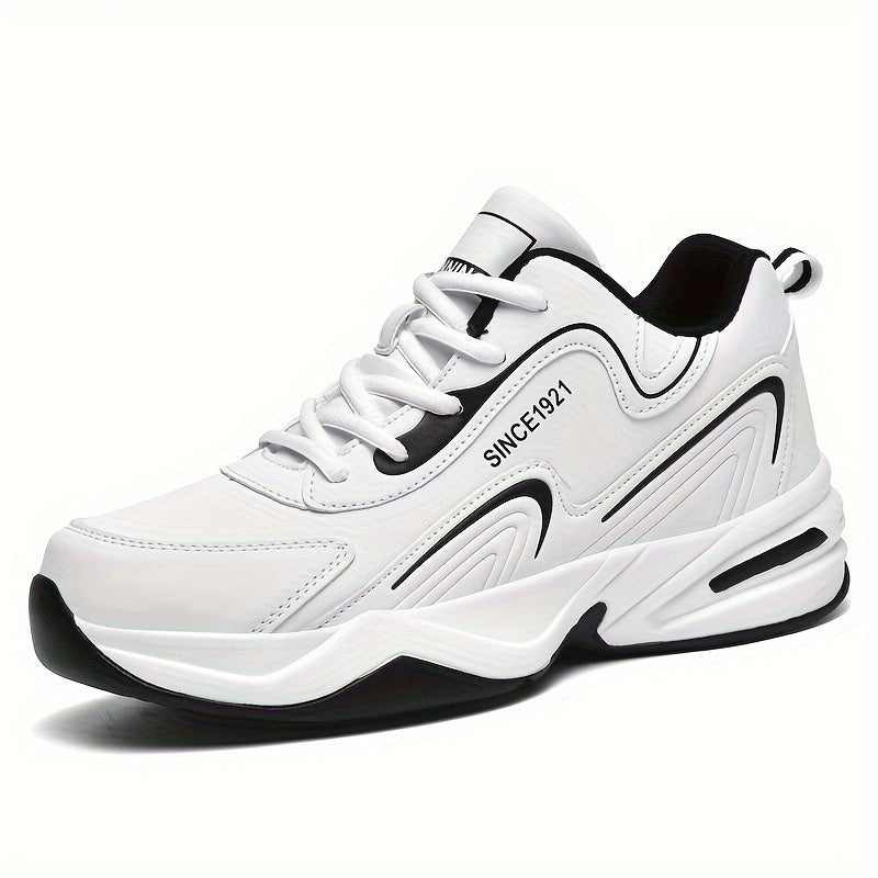 Mens Running Shoes Lightweight Breathable Lace-Up - BritishMode