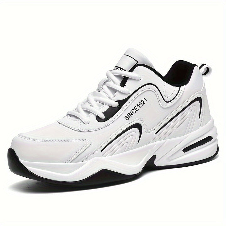 Mens Running Shoes Lightweight Breathable Lace-Up - BritishMode