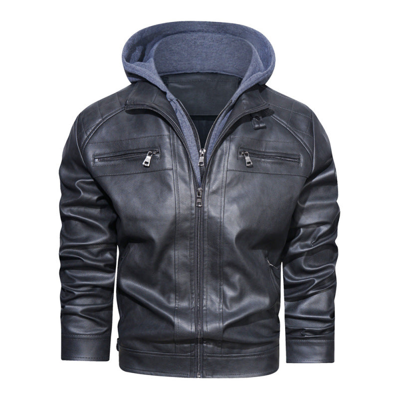 Mens Hooded Winter Jacket Insulated Warm