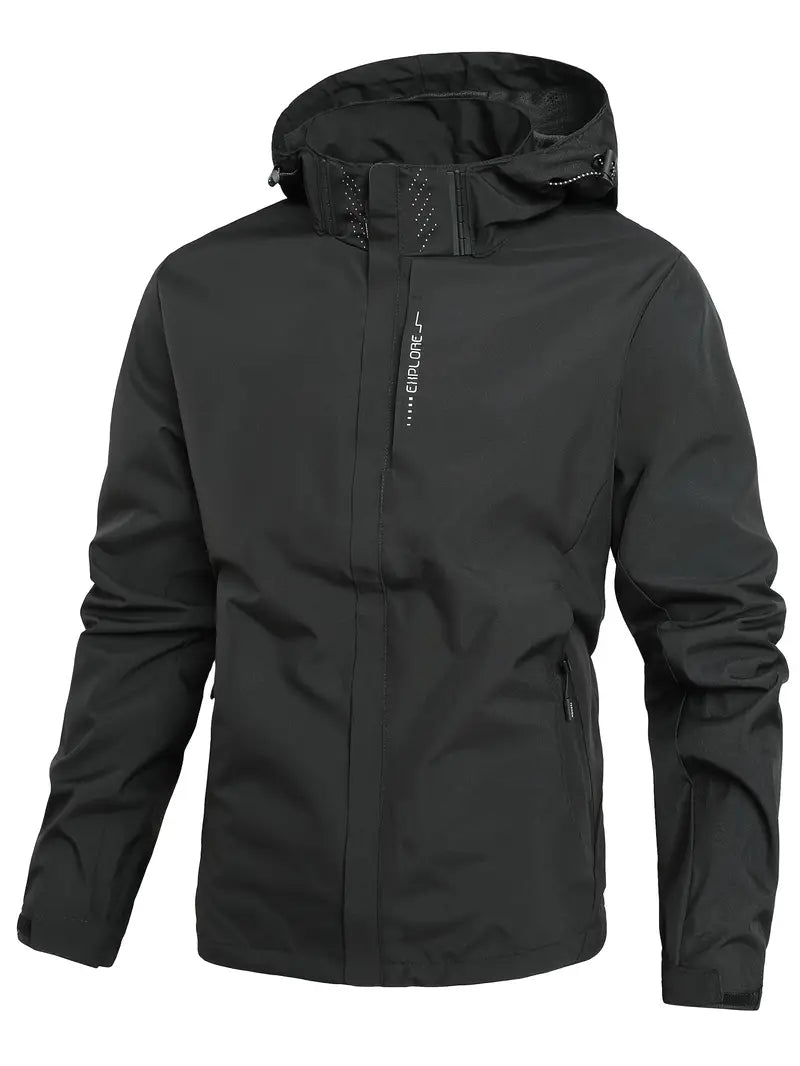 Mens Jacket Lightweight Water-Resistant Regular Fit