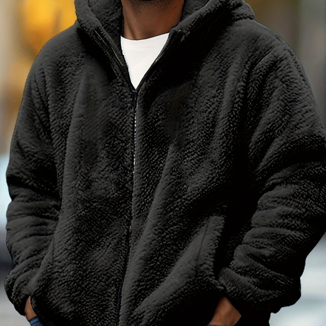 Mens Plus Size Zip-Up Hoodie Casual Comfort Fit