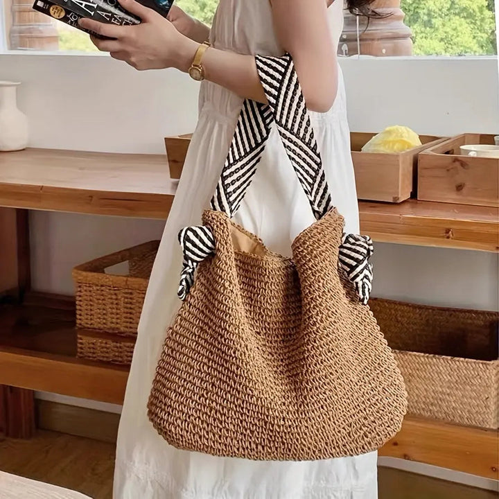 Womens Boho Shoulder Bag Handwoven Craft Casual Style - BritishMode