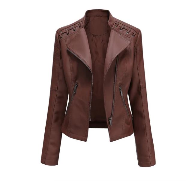 Mens Leather Jacket Lambskin Slim Fit