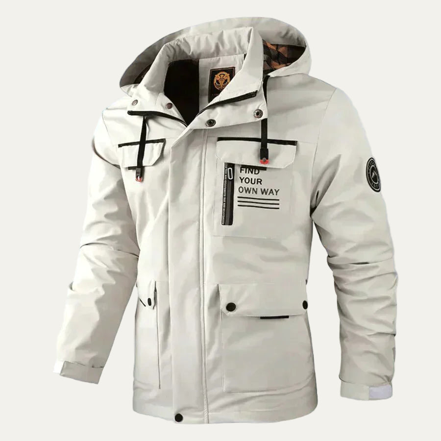 Mens Outdoor Jacket Multifunctional Rugged Fit
