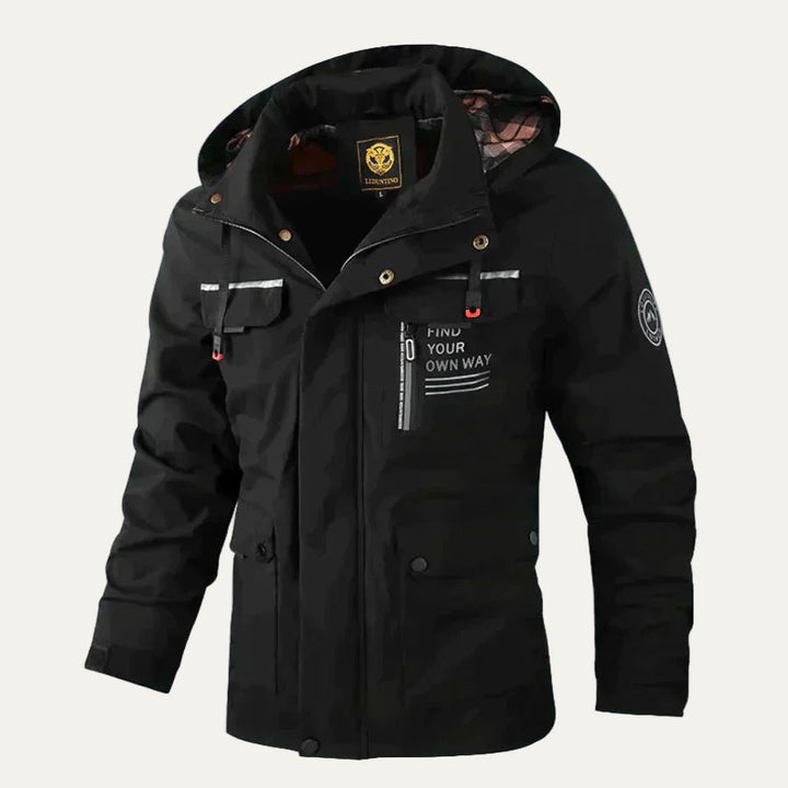Mens Outdoor Jacket Multifunctional Rugged Fit - BritishMode