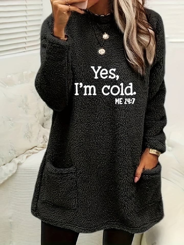 Unisex Fleece Sweatshirt Comfortable Relaxed Fit - BritishMode