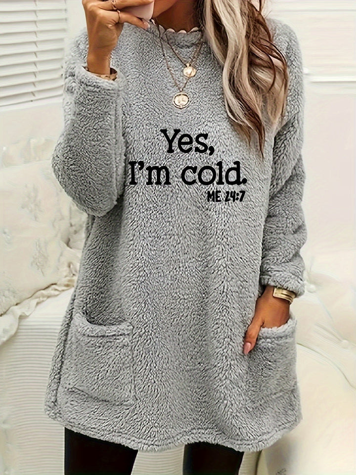Unisex Fleece Sweatshirt Comfortable Relaxed Fit