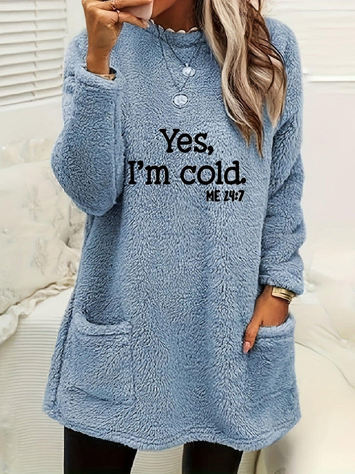 Unisex Fleece Sweatshirt Comfortable Relaxed Fit
