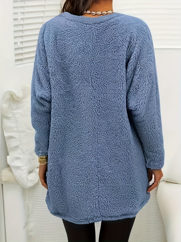 Unisex Fleece Sweatshirt Comfortable Relaxed Fit