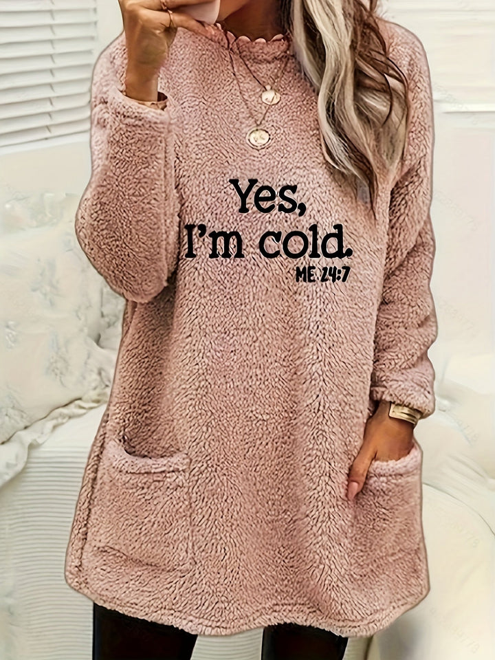 Unisex Fleece Sweatshirt Comfortable Relaxed Fit
