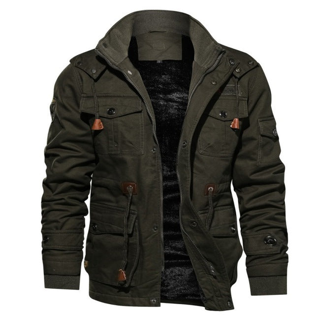 Mens Winter Jacket Comfortable StormChaser Fit