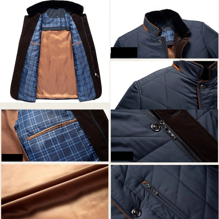 Mens Winter Jacket Insulated Comfortable Fit