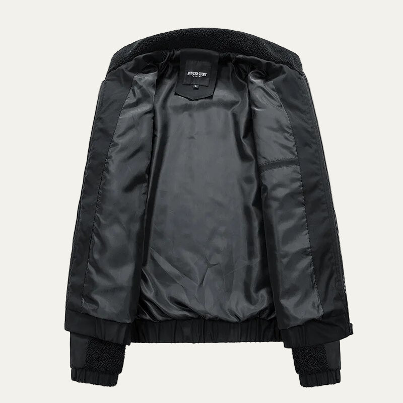 Mens Fleece Jacket Sherpa Heavy Duty Technical Panels