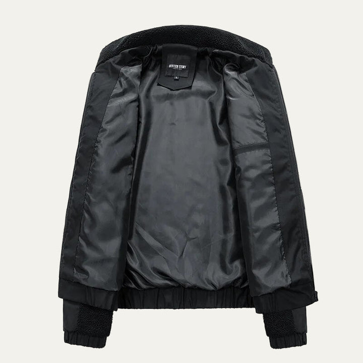 Mens Fleece Jacket Sherpa Heavy Duty Technical Panels