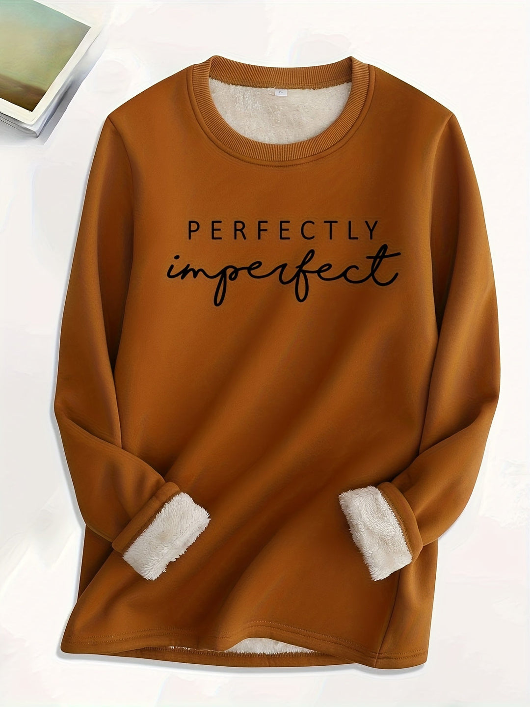 Womens Fleece Sweatshirt Comfortable Relaxed Fit - BritishMode