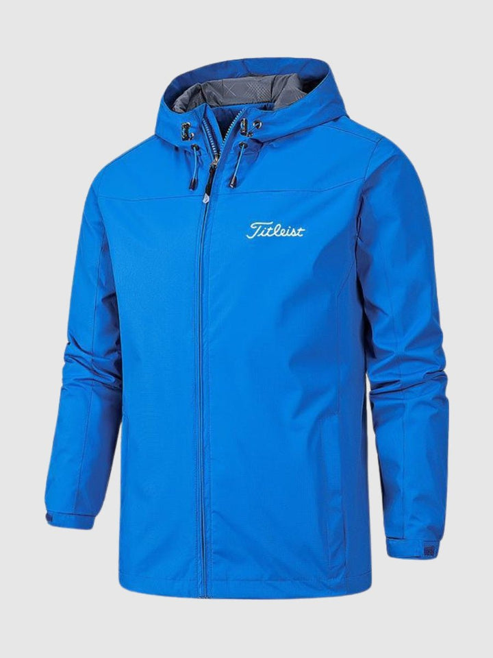 Mens Golf Jacket Waterproof Breathable Lightweight