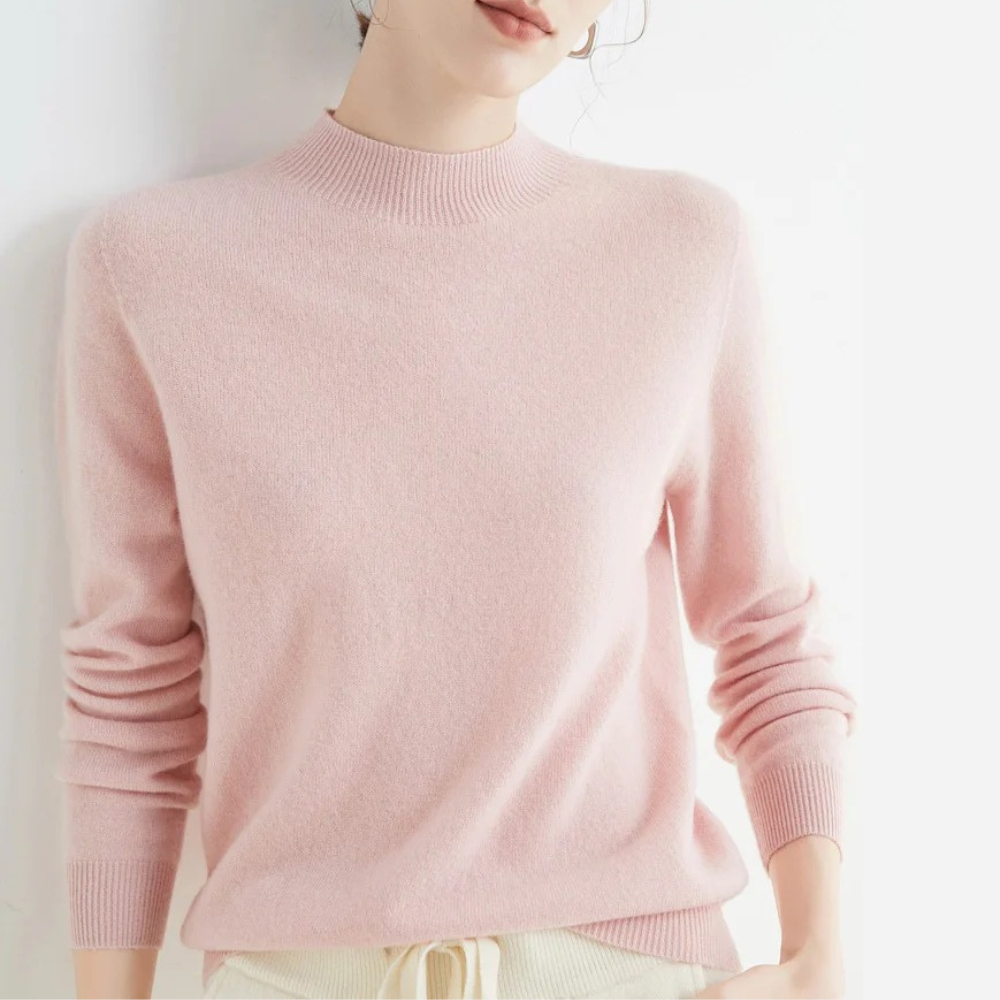 Womens Cashmere Knit Sweater Soft Warm Fit