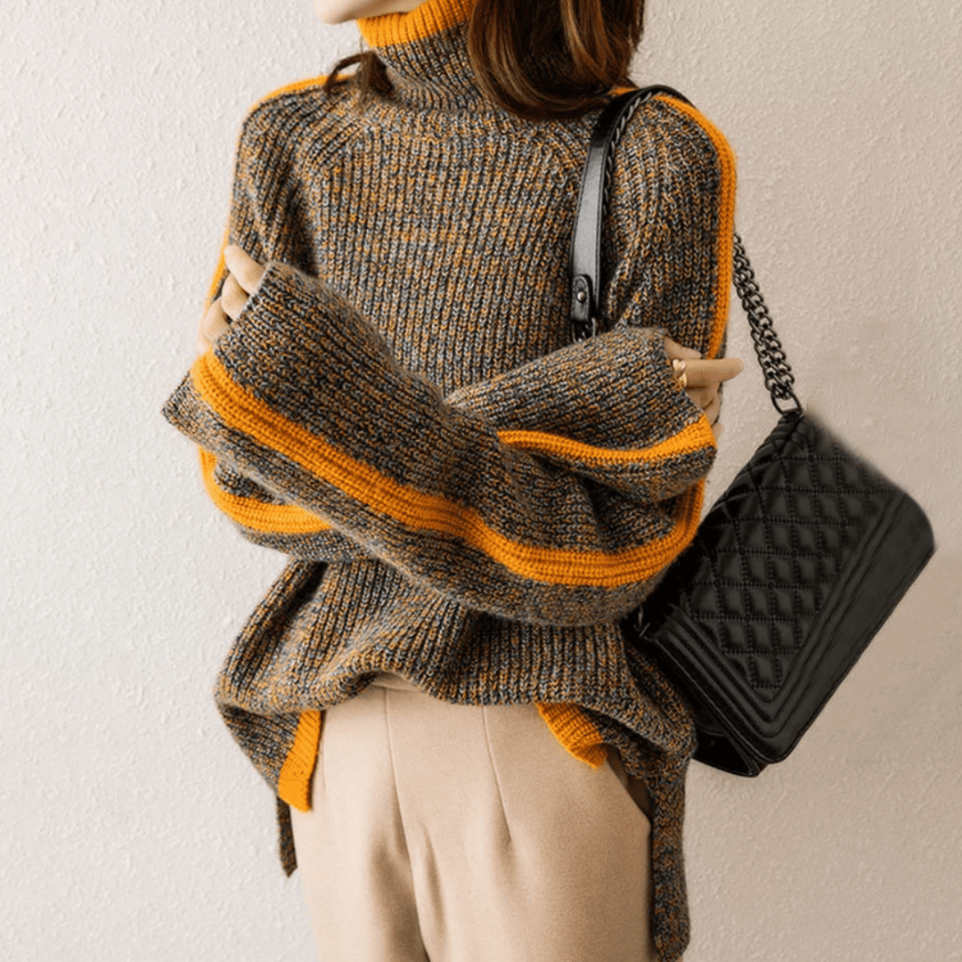 Womens Cozy Winter Sweater Soft Knit Relaxed Fit
