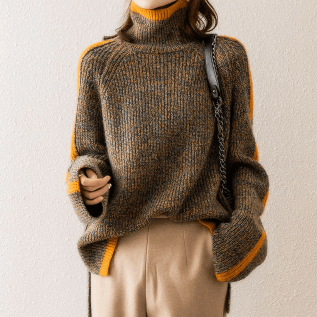 Womens Cozy Winter Sweater Soft Knit Relaxed Fit