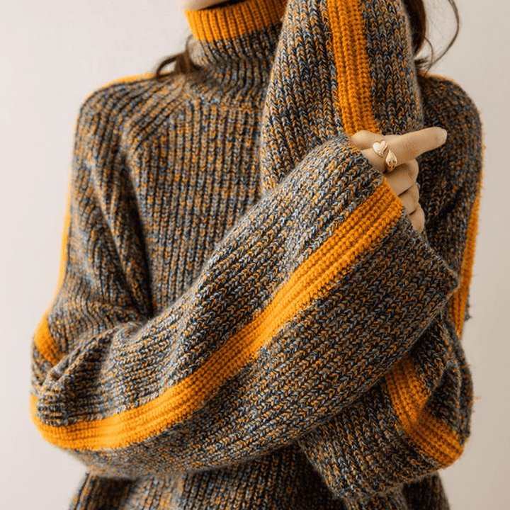 Womens Cozy Winter Sweater Soft Knit Relaxed Fit - BritishMode