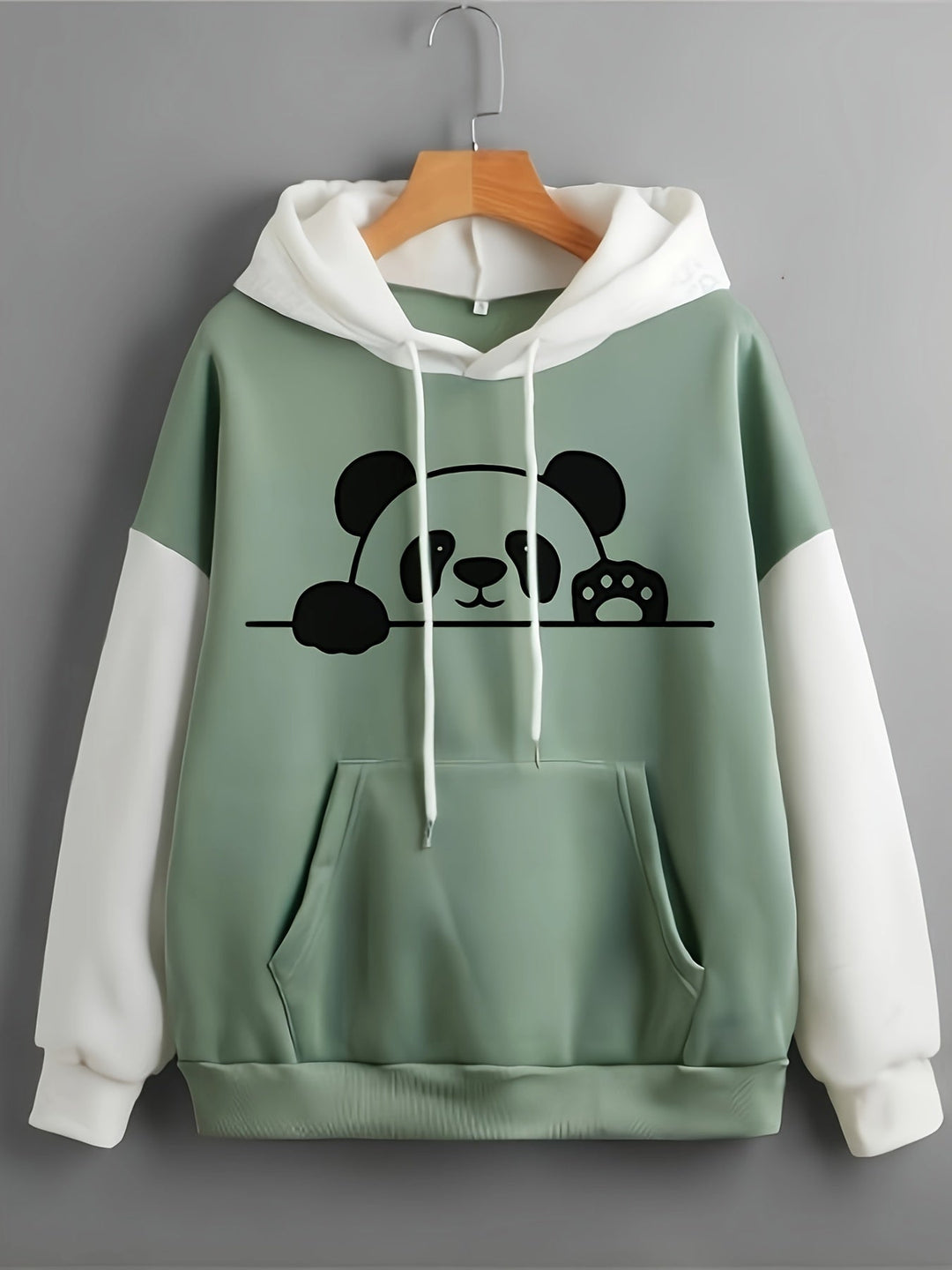 Womens Hoodie with Kangaroo Pocket Relaxed Fit - BritishMode
