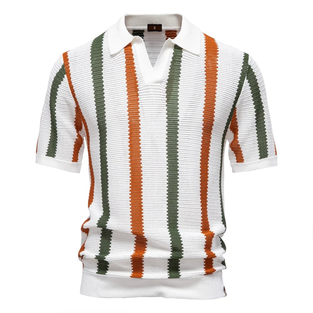 Mens Polo Shirt Knit Classic Fit - BritishMode