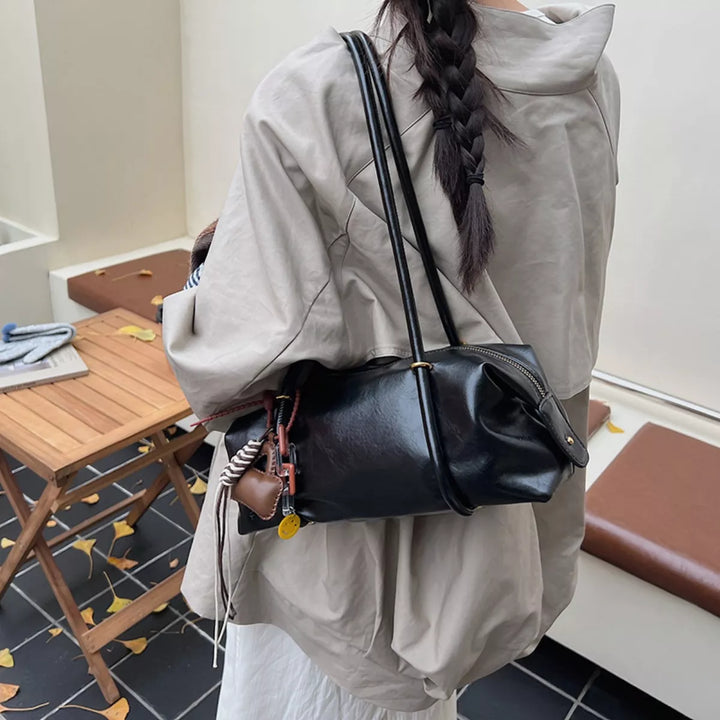 Womens Leather Crossbody Purse Genuine Material