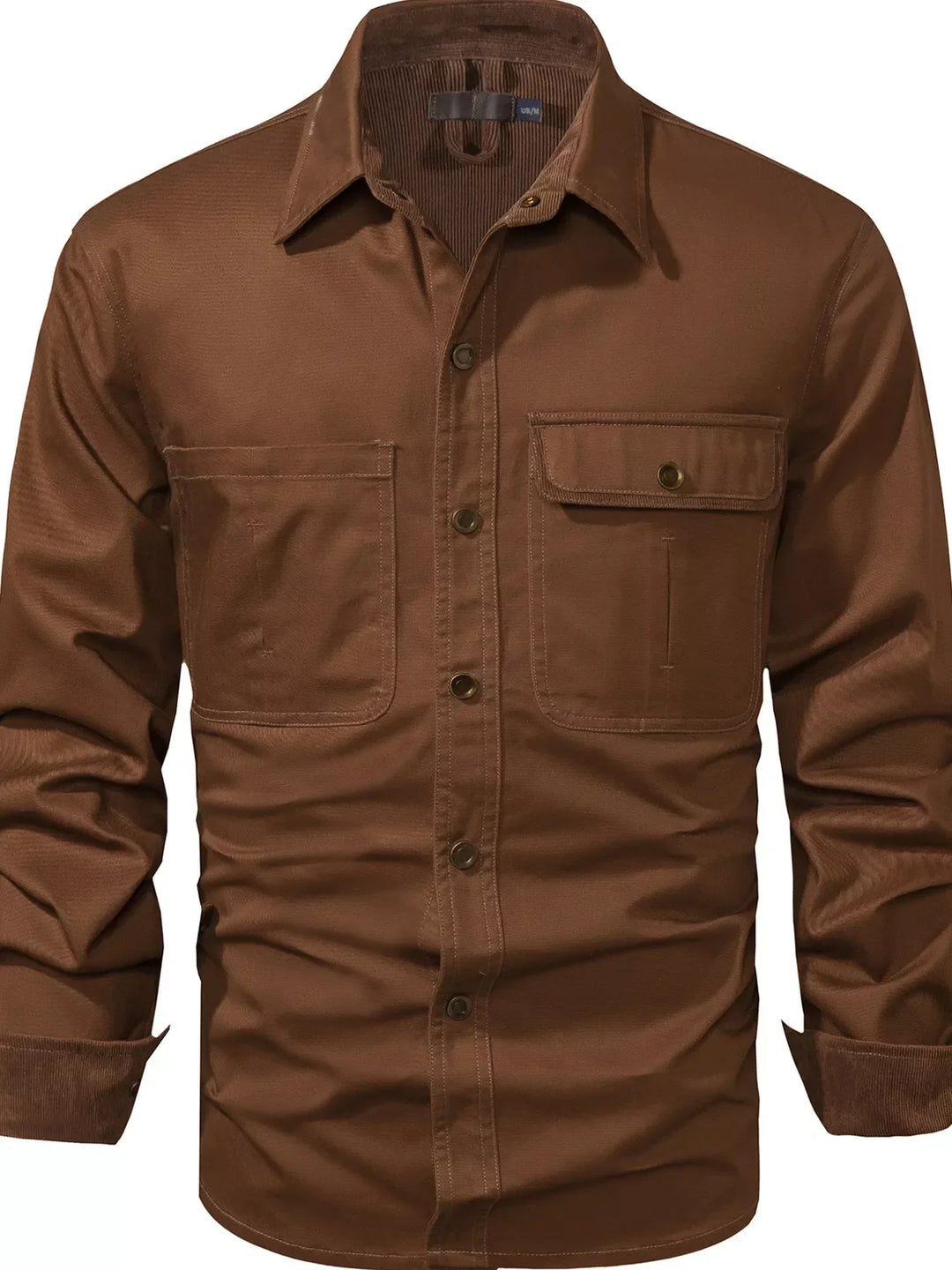 Mens Button Front Shirt Relaxed Fit