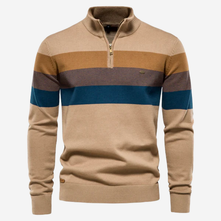 Mens Sweater Striped Classic Fit - BritishMode