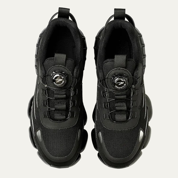 Mens Mesh Sneakers with Rotary Lacing System