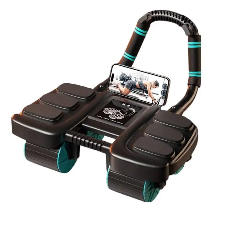 Home Gym Ab Roller Wheel With Comfort Elbow Pads - BritishMode
