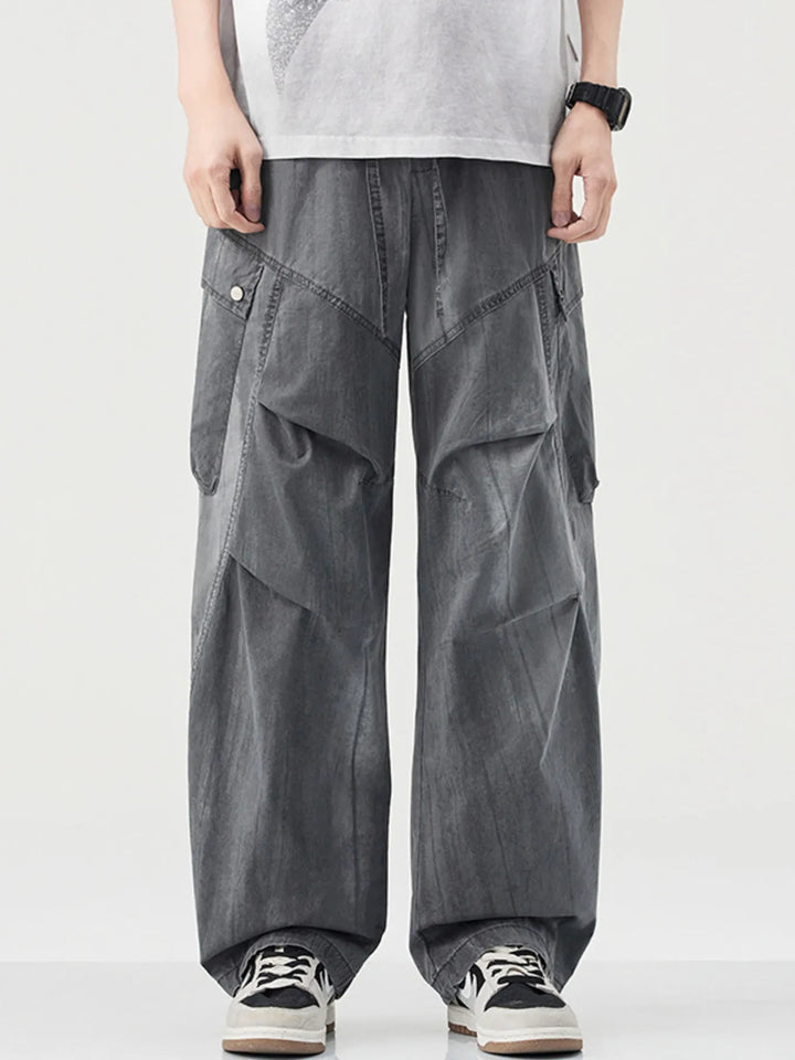 Mens Cargo Pants Comfortable Relaxed Fit - BritishMode