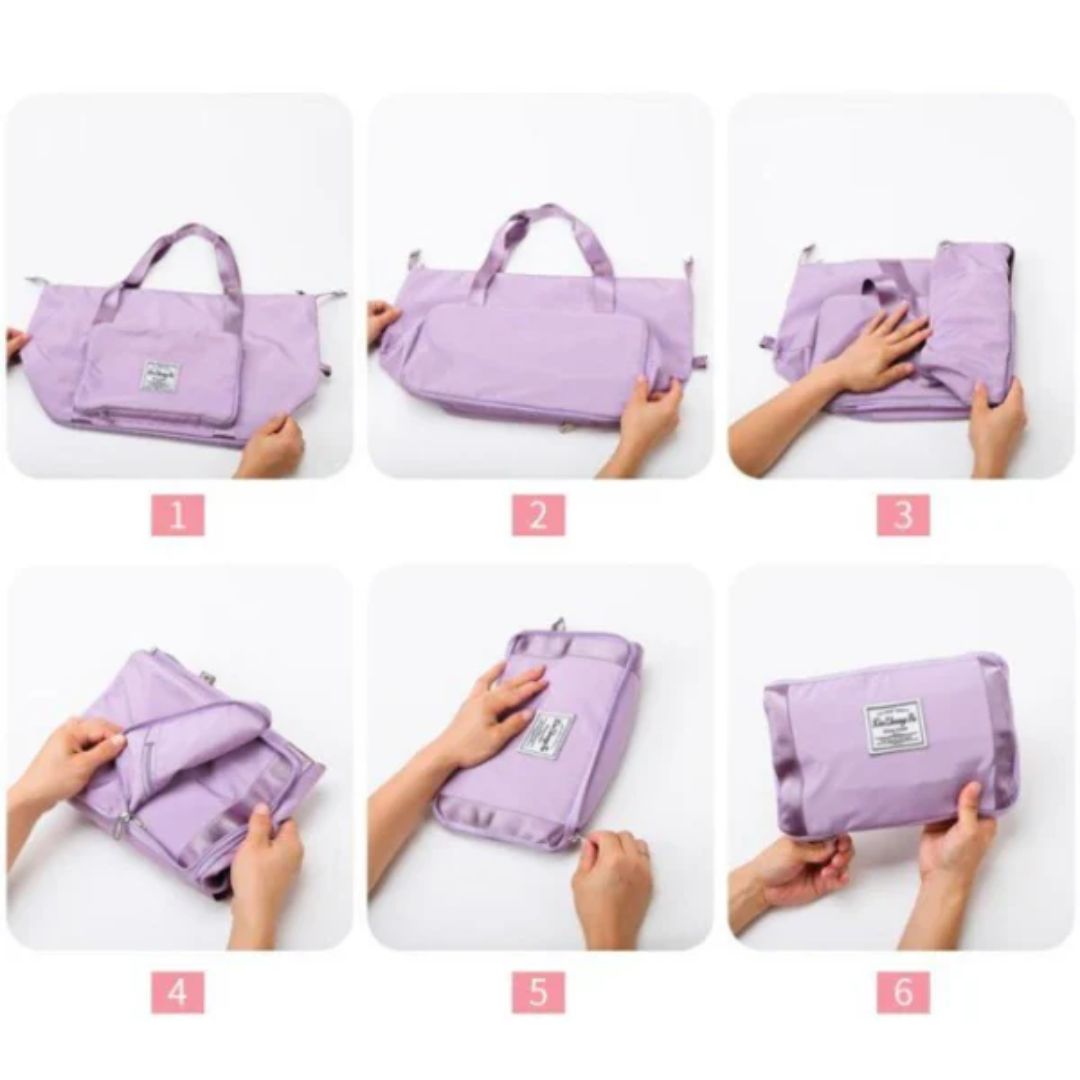 Unisex Foldable Travel Bag Lightweight Compact