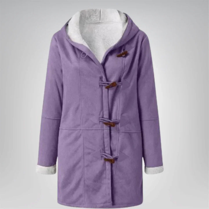 Womens Fleece Jacket with Hood and Pockets